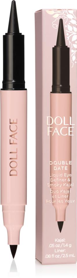 Doll Face Double Date Kajal/Lq Liner 3,9Ml
