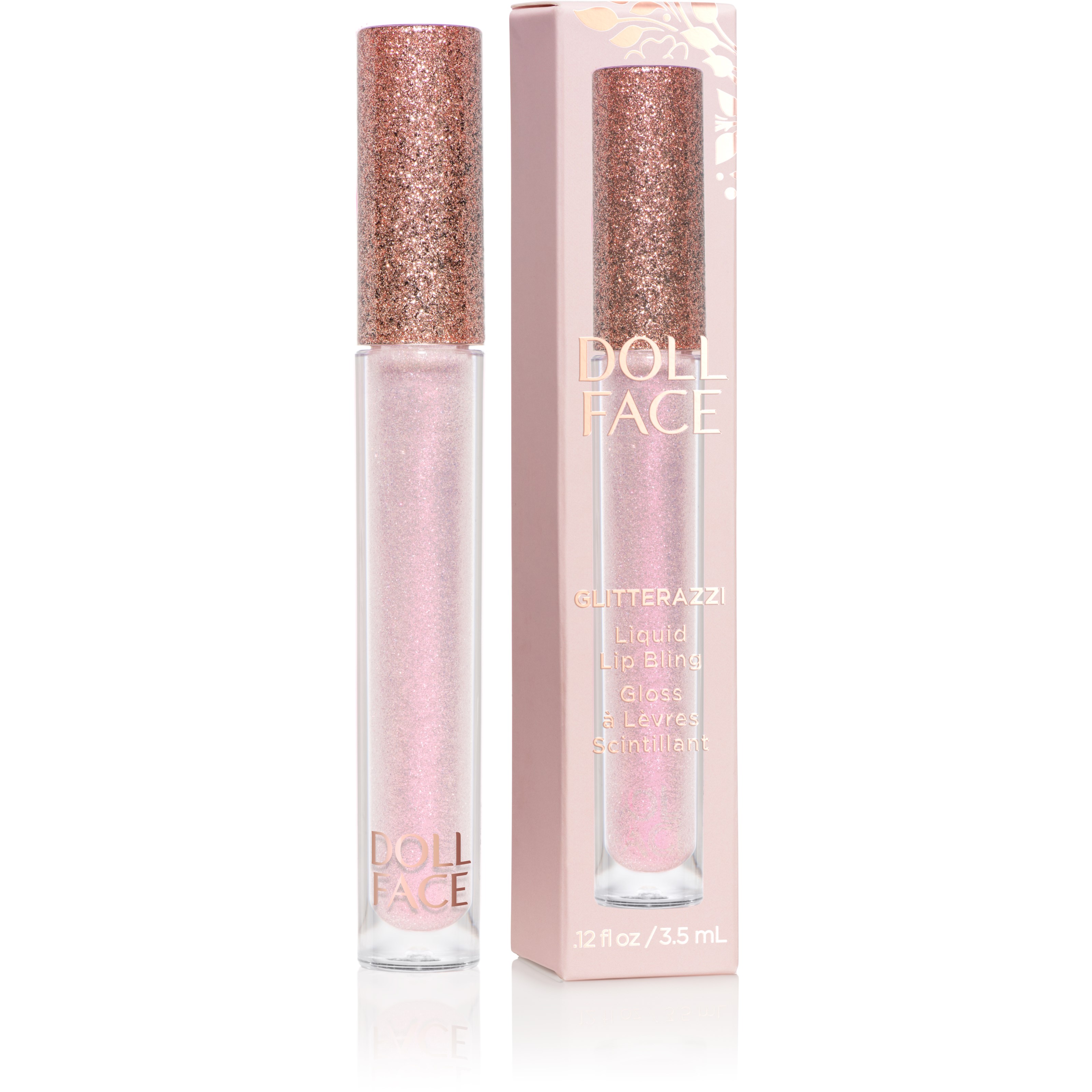 Bilde av Doll Face Glitterazzi Liquid Lip Bling Ice