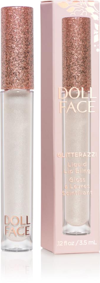 Doll Face Glitterazzi Liquid Lip Bling Platinum