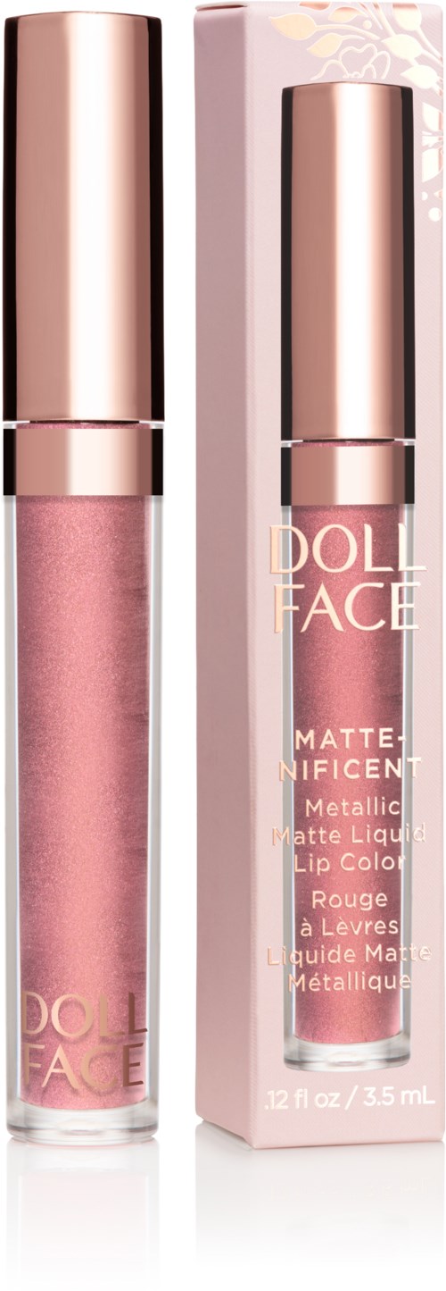 Doll Face Matte-Nificent Metallic Liquid Lipcolor Astrid Rose