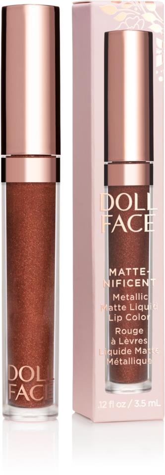 Doll Face Matte-Nificent Metallic Liquid Lipcolor Eclipse