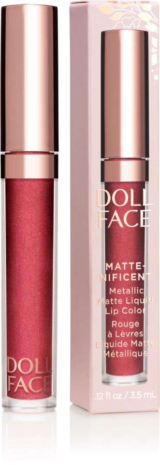 Doll Face Matte-Nificent Metallic Liquid Lipcolor Far Out
