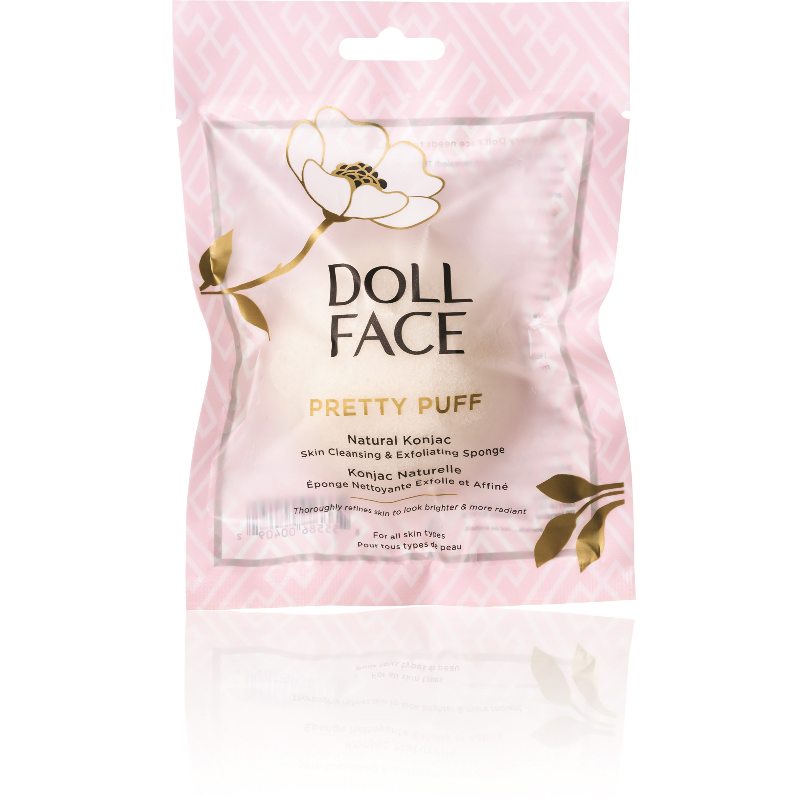 Läs mer om Doll Face Pretty Puff Konjac Cleansing Sponge Natural