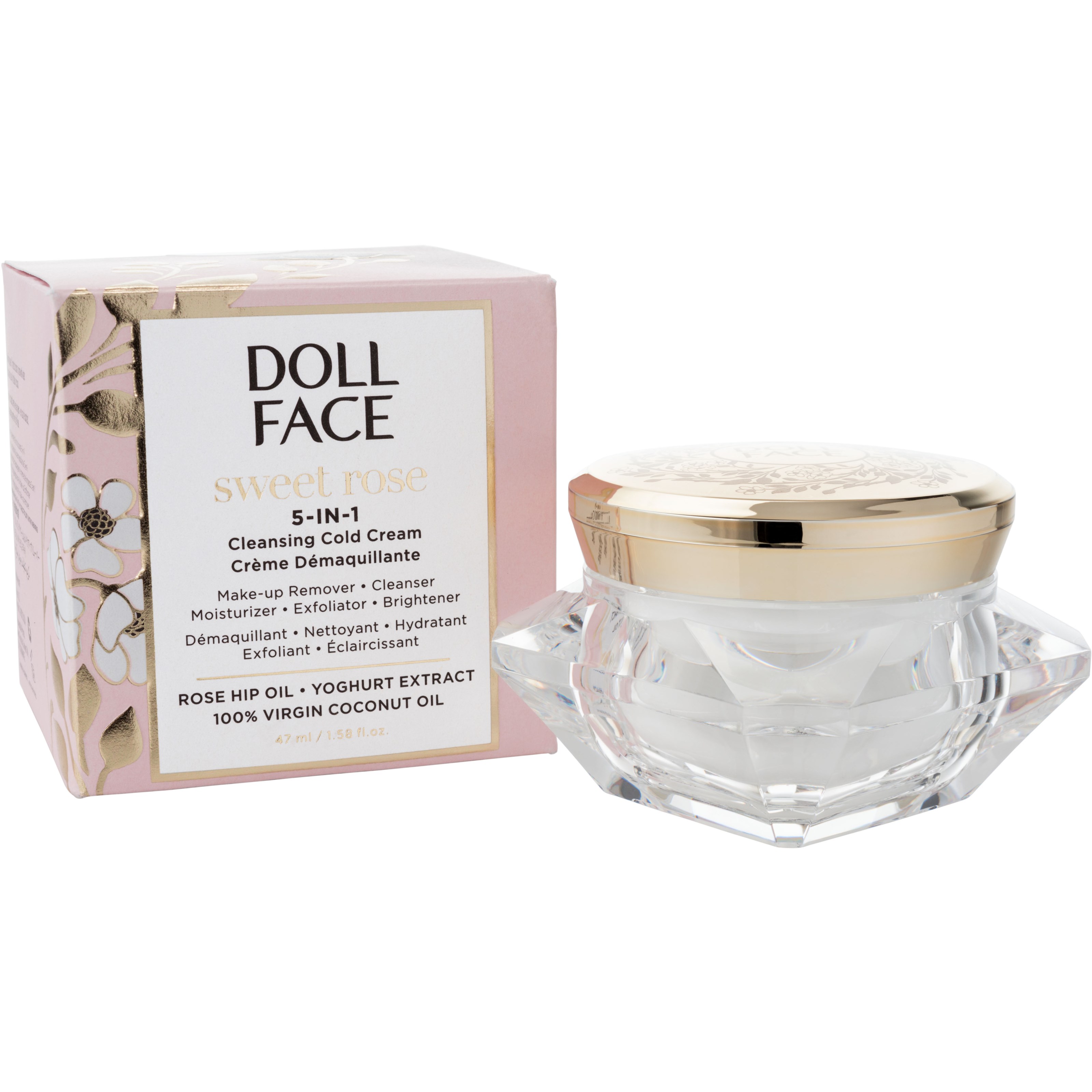 Doll Face Sweet Rose 5-in-1 Cleansing Cold Cream 47 ml