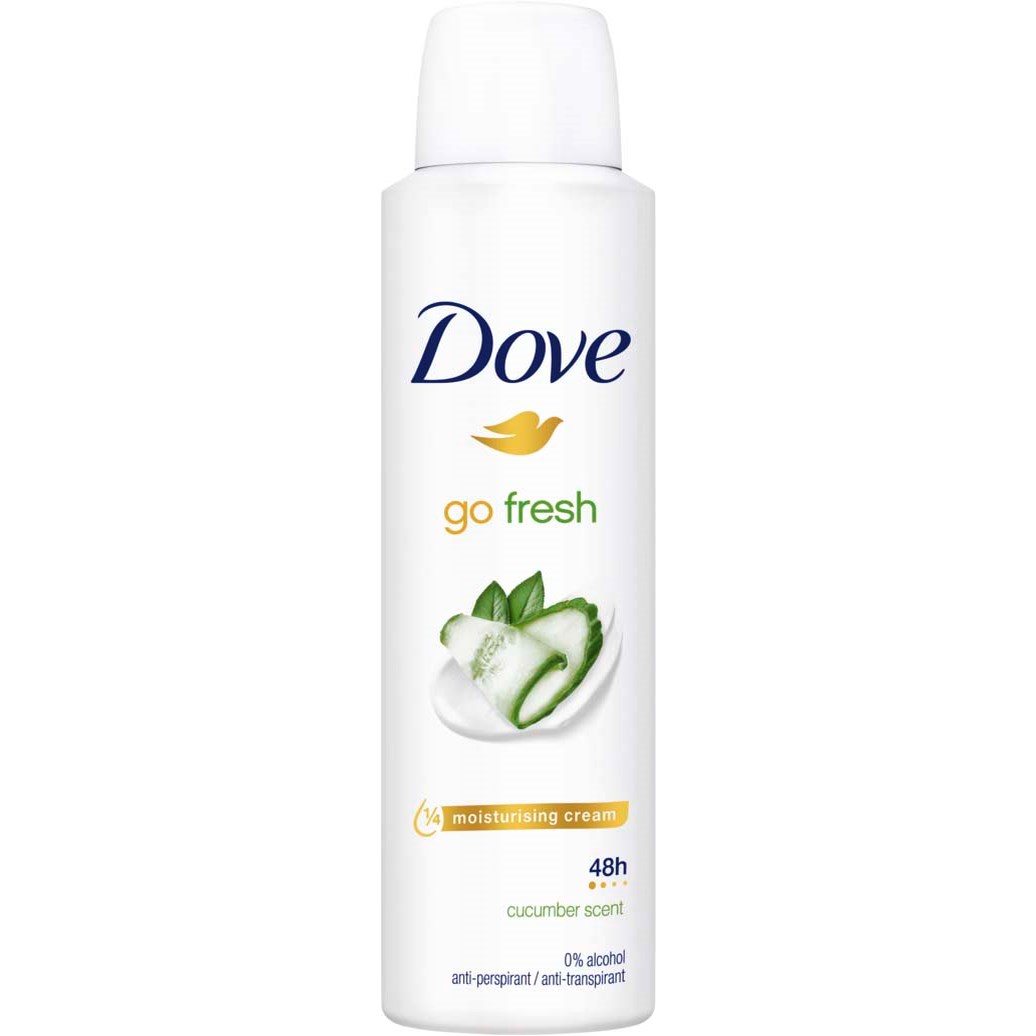 Läs mer om Dove 48h Go Fresh Cucumber Spray 150 ml