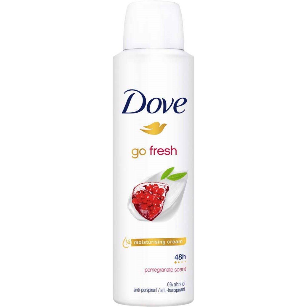 Läs mer om Dove 48h Go Fresh Pomegranate Fruit Spray 150 ml