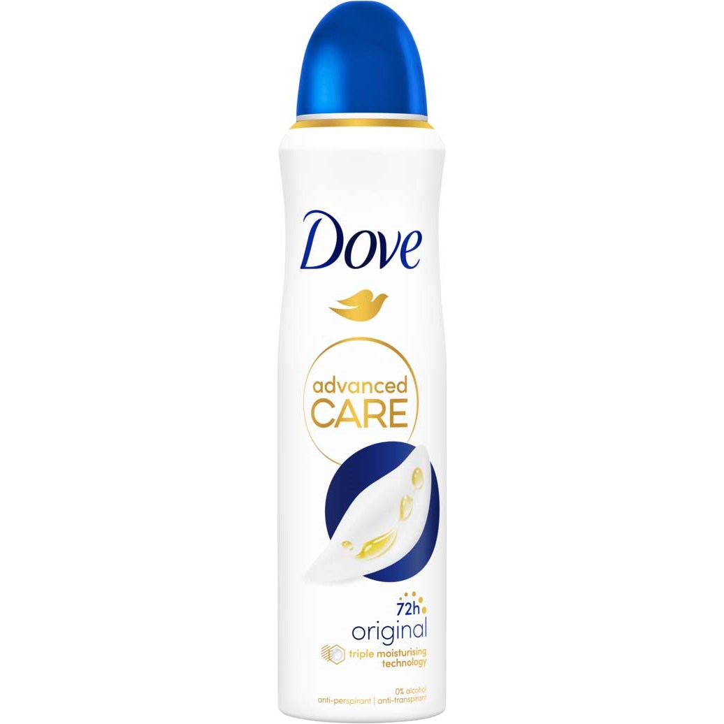 Läs mer om Dove 72h Advanced Care Original Spray 150 ml