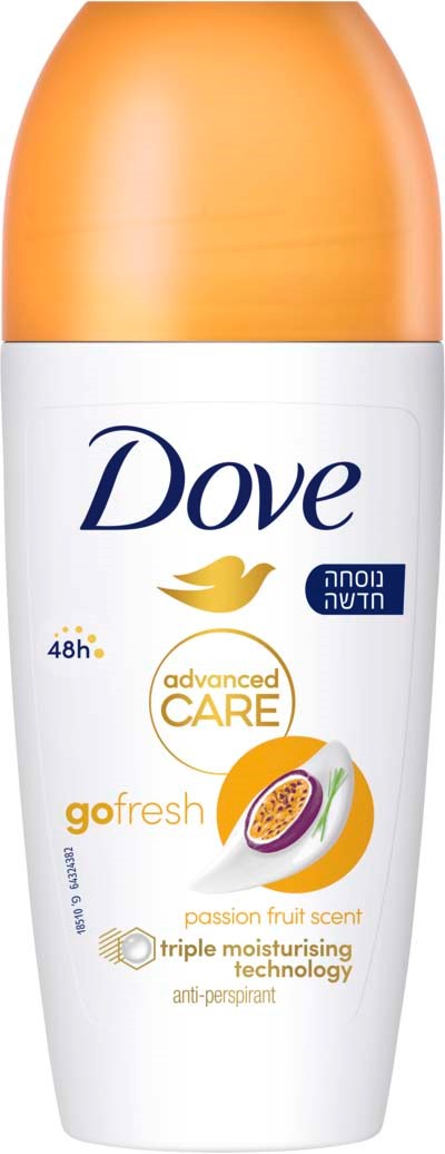 Dove 72h Advanced Care Passion fruit & Lemongrass scent Roll