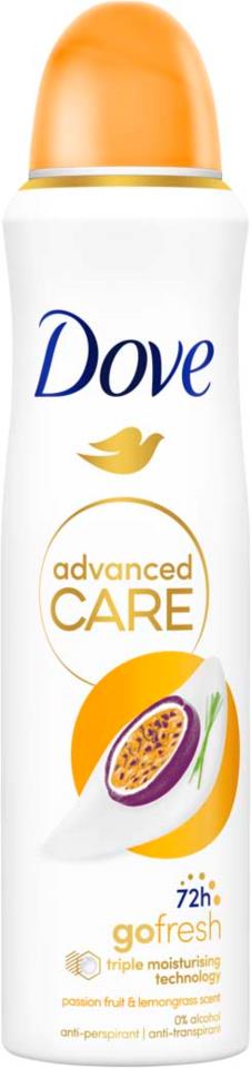 Dove 72h Advanced Care Passion Fruit & Lemongrass Spray 150 ml