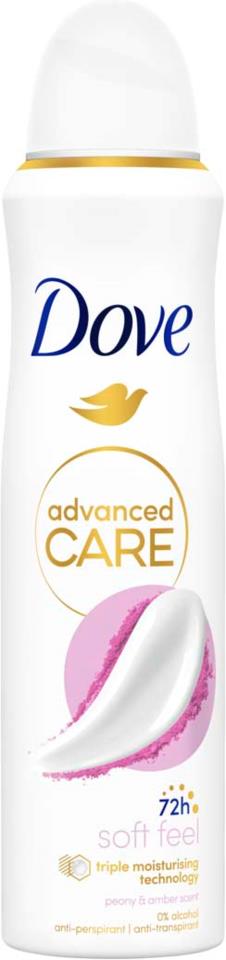 Dove 72h Advanced Care Soft Feel Spray 150 ml