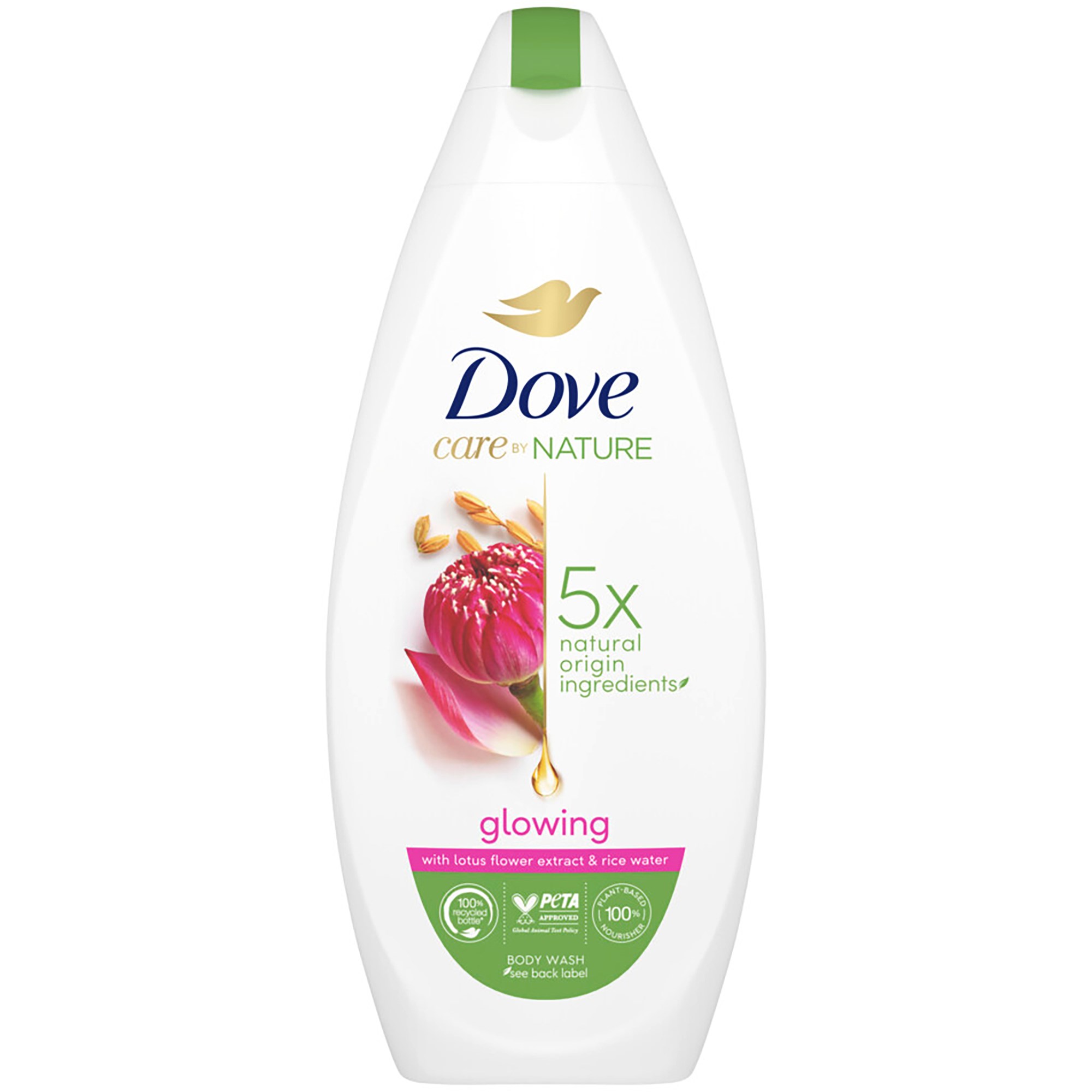 Dove Care By Nature Glowing Body Wash 225 ml