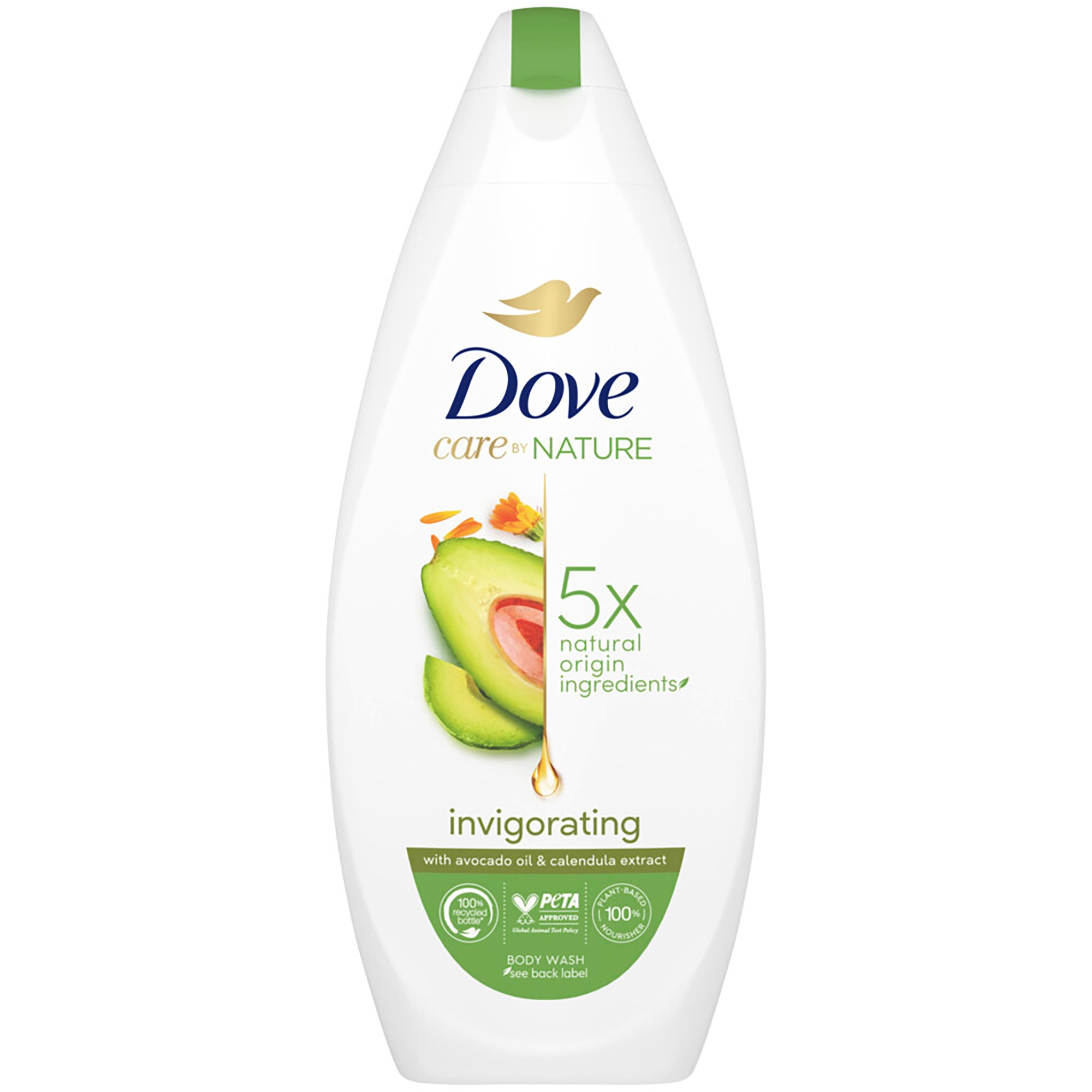 Dove Care By Nature Invigorating Body Wash 225 ml