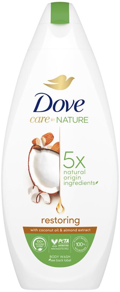 Dove Care By Nature Restoring Body Wash 225 ml