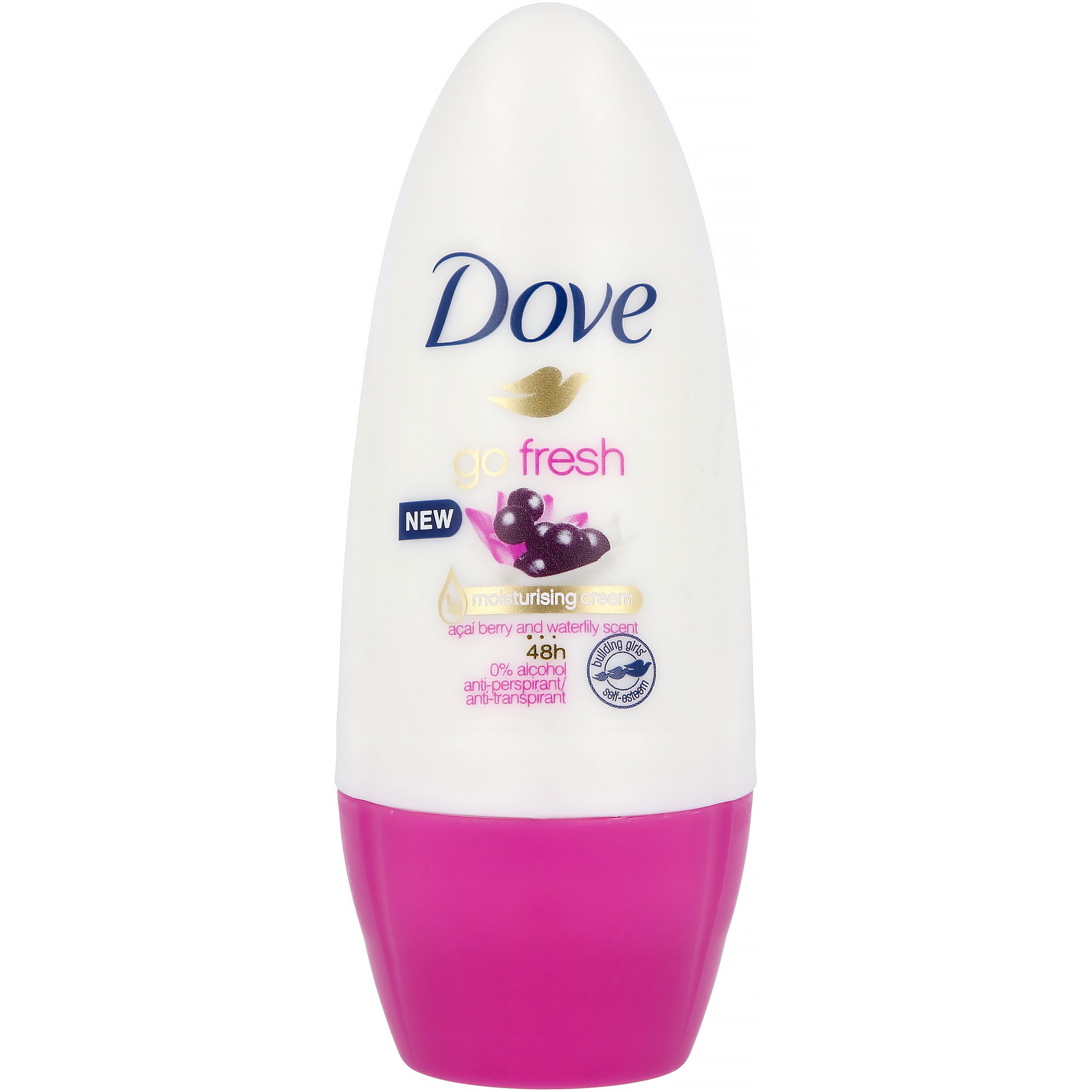Läs mer om Dove Go Fresh Acai & Water Lily Roll-On 50 ml