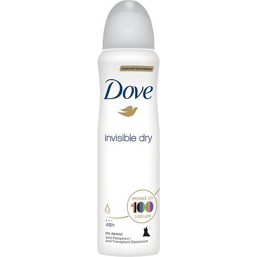 Läs mer om Dove Invisible Dry 48H Antiperspirant Deo Spray 150 ml