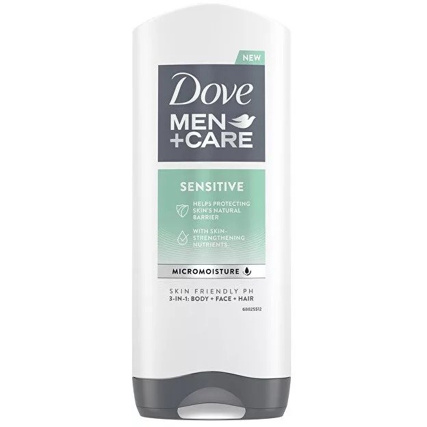 Läs mer om Dove Men+Care 3-In-1 Sensitive Shower Gel 250 ml