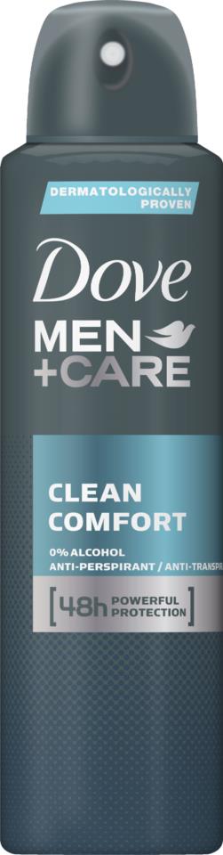 Dove Men Clean Comfort Anti-Perspirant Deo Spray 150ml