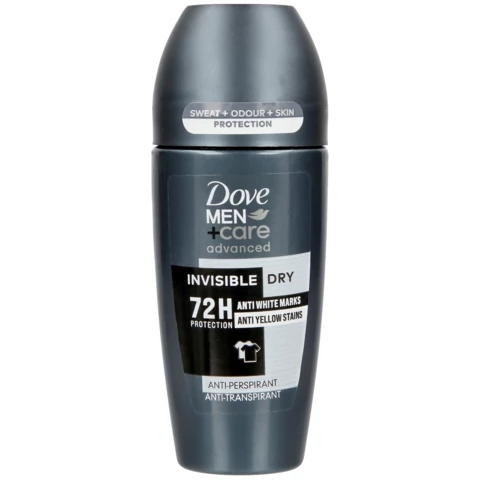 Dove Men+Care 72h Advanced Invisible Dry roll-on 50 st från Dove