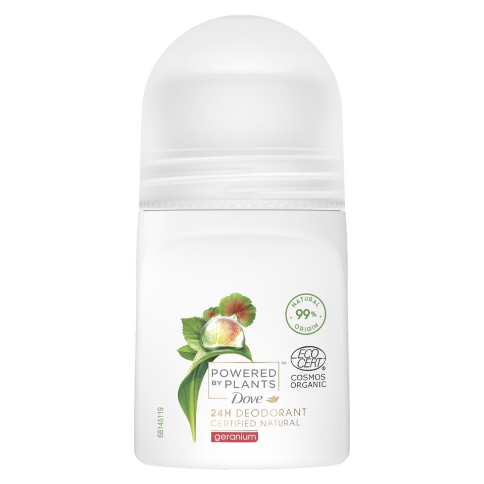 Dove Powered by Plants Roll-on Geranium 50 ML
