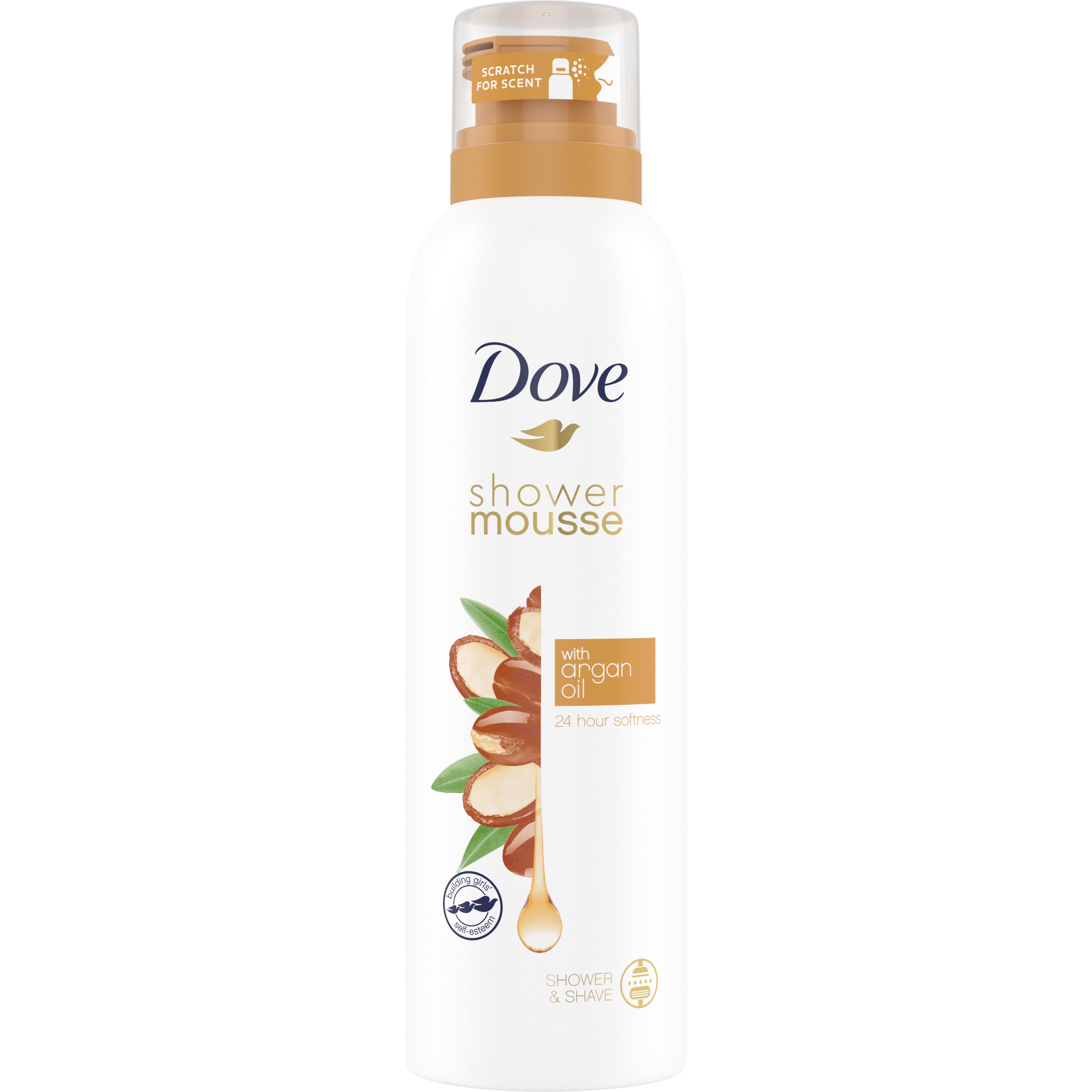 Läs mer om Dove Shower Mousse Argan Oil 200 ml