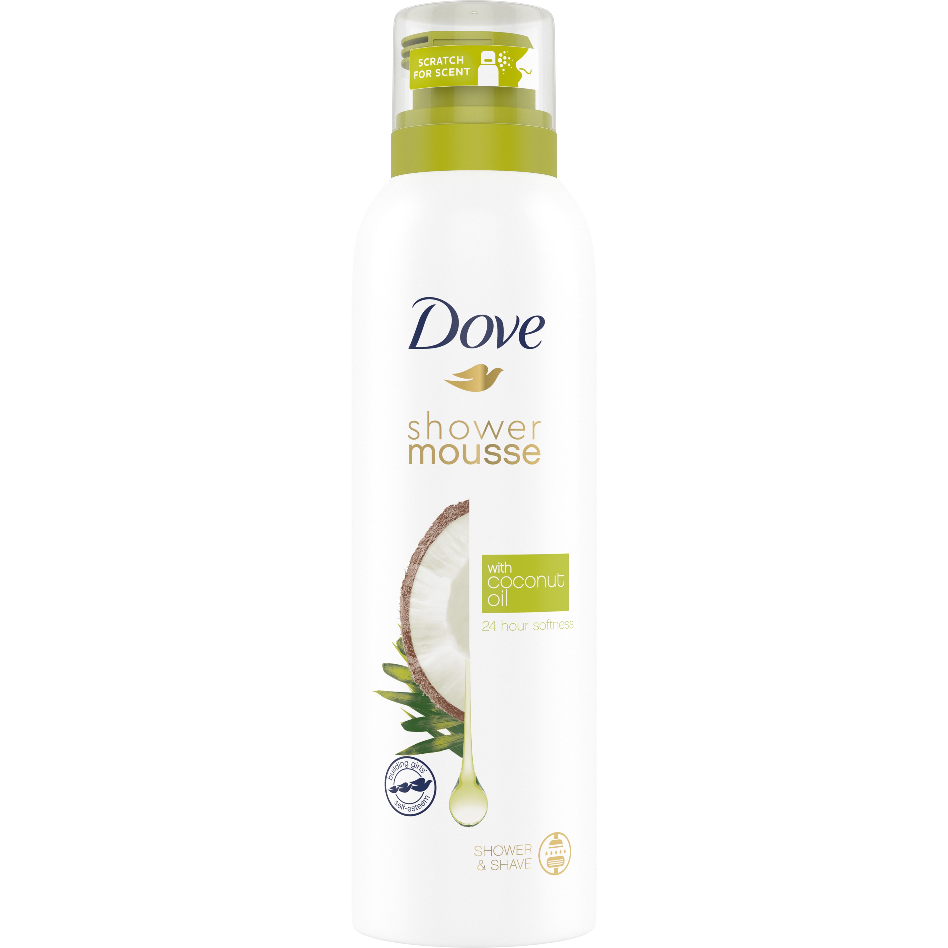 Läs mer om Dove Shower Mousse Coconut Oil 200 ml