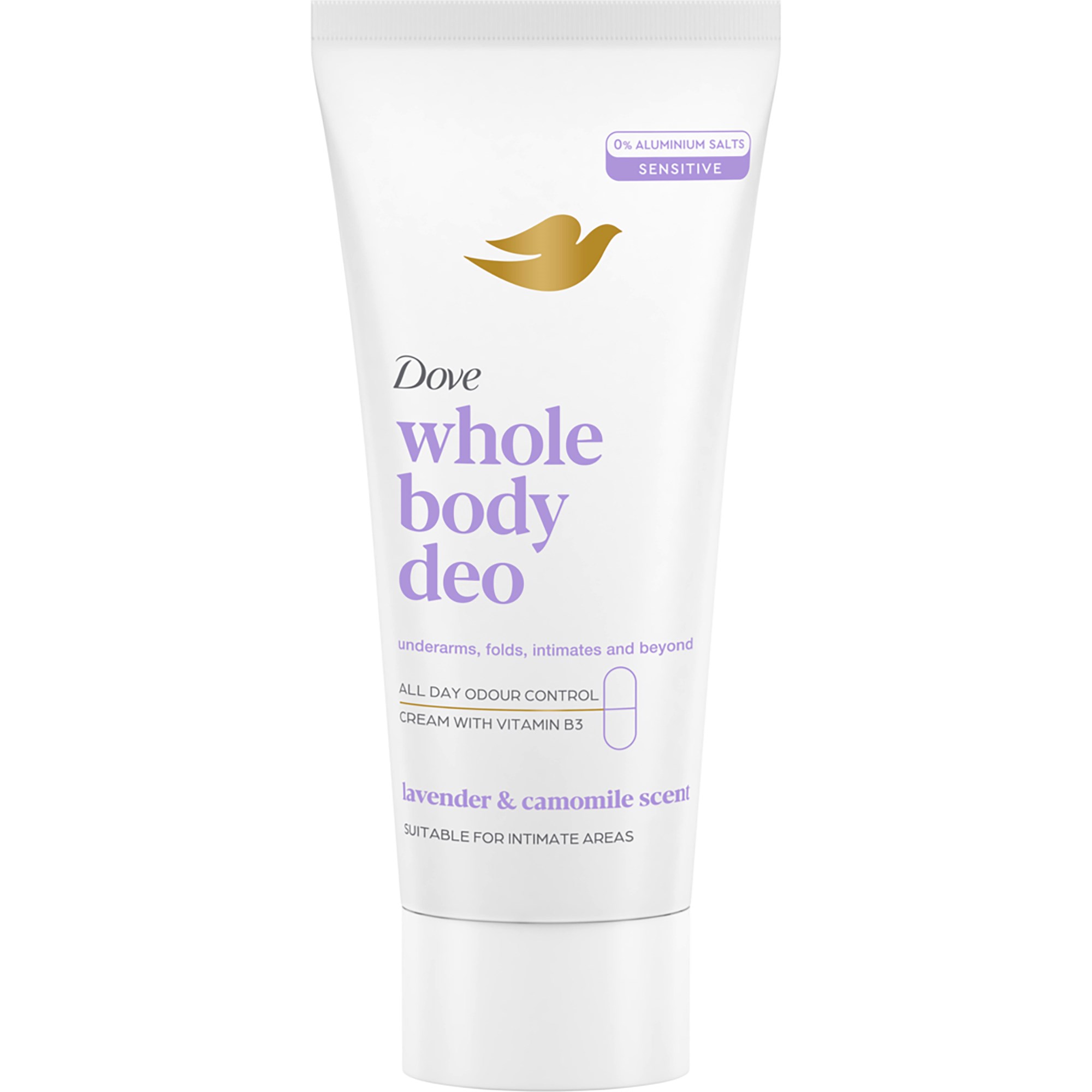 Dove Whole Body Deodorant Lavender & Chamomile Deodorant Cream 75 billede