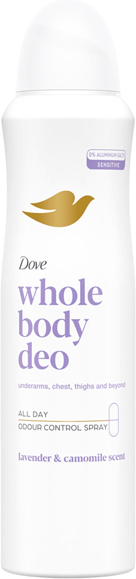 Dove Whole Body Deodorant Lavender & Chamomile Deodorant Spray 150 ml