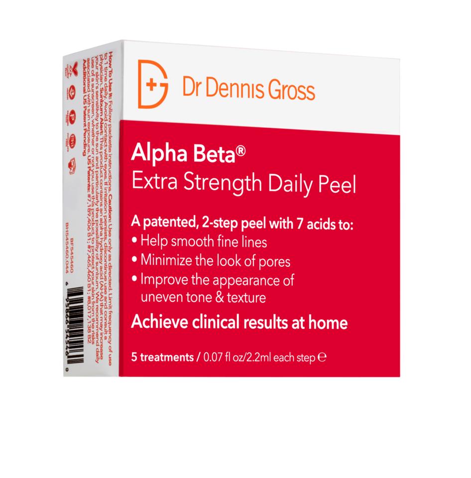 Dr Dennis Gross 2 Minute Skin Fix- Alpha Beta Extra Strength Daily peel 5-pack