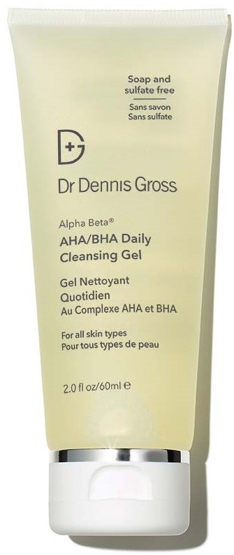 Putki Dr. Dennis Gross AHA/BHA Puhdistusgeeli kaikille ihotyypeille, ei saippuaa eikä sulfaatteja, 60 ml.
