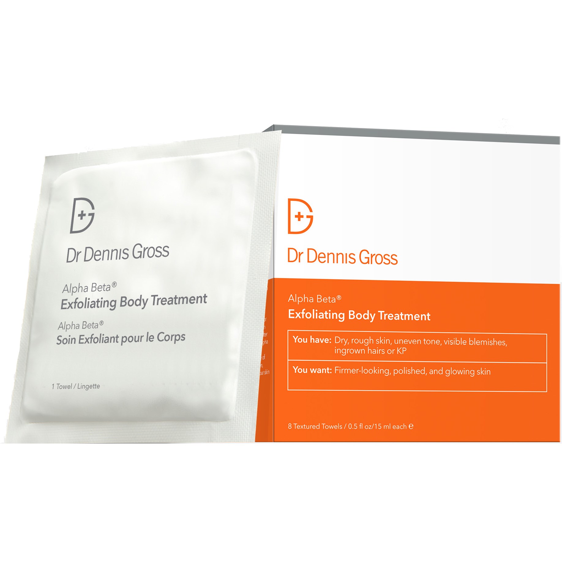 Dr Dennis Gross Alpha Beta® Exfoliating Body Treatment 8 stk