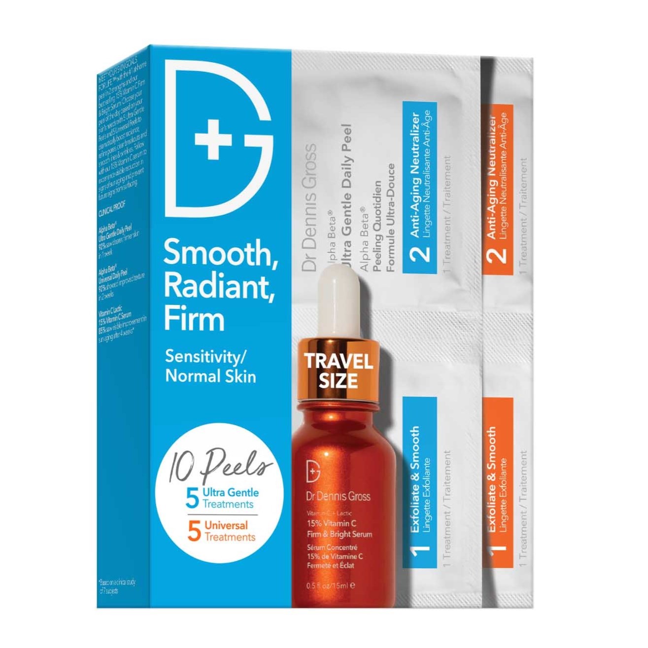 Läs mer om Dr Dennis Gross Alpha Beta® Smooth, Radiant, Firm Kit Sensitive