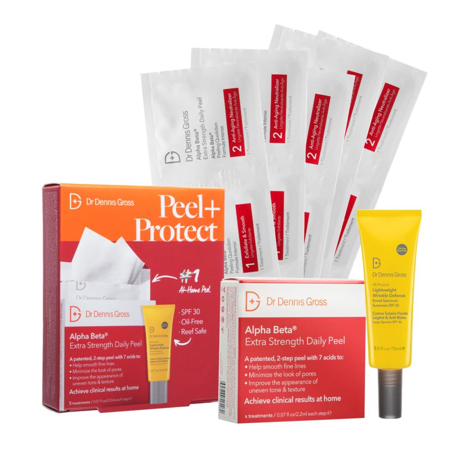 DR Dennis Gross Peel + Protect kit