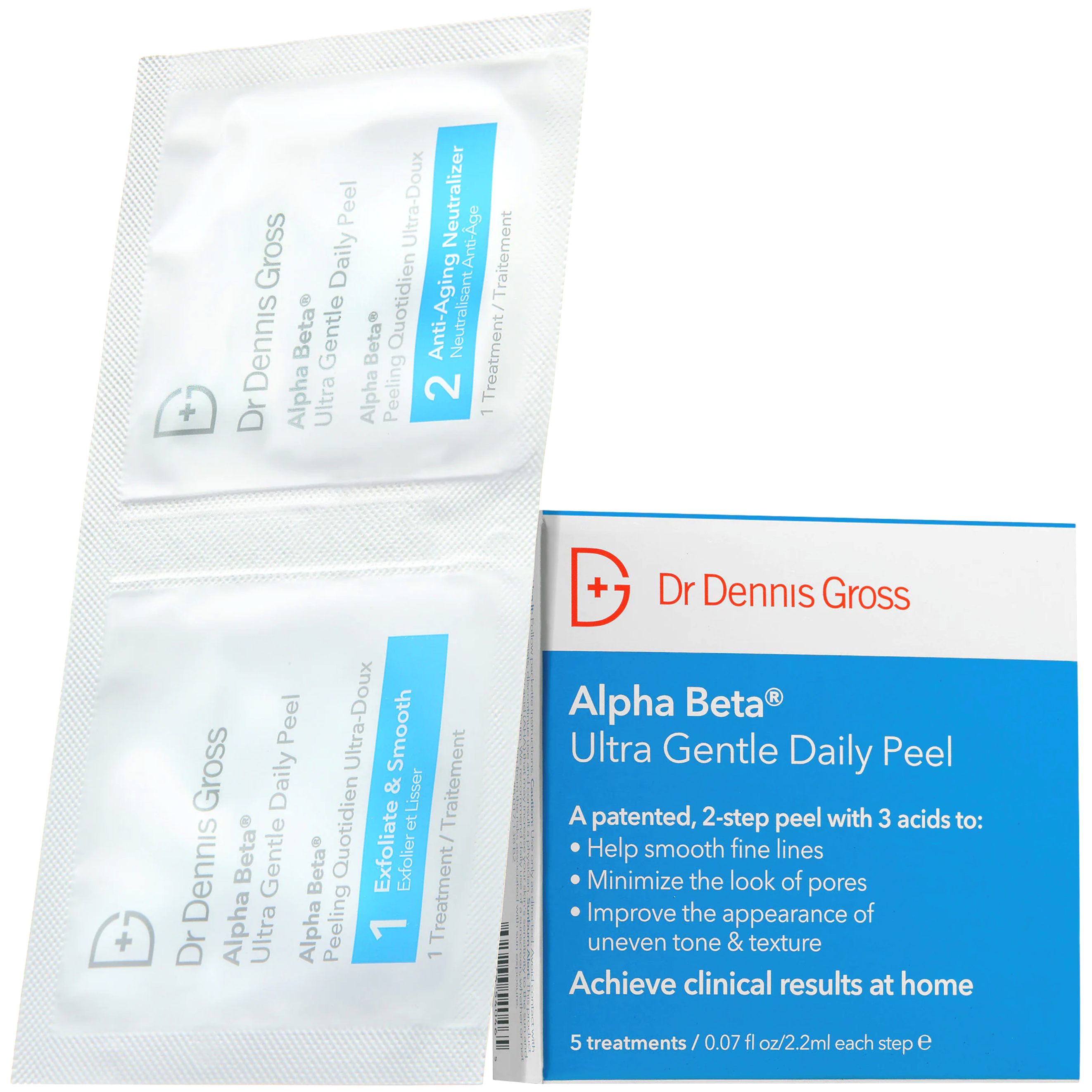 Dr Dennis Gross Alpha Beta® Ultra Gentle Daily Peel 5 stk