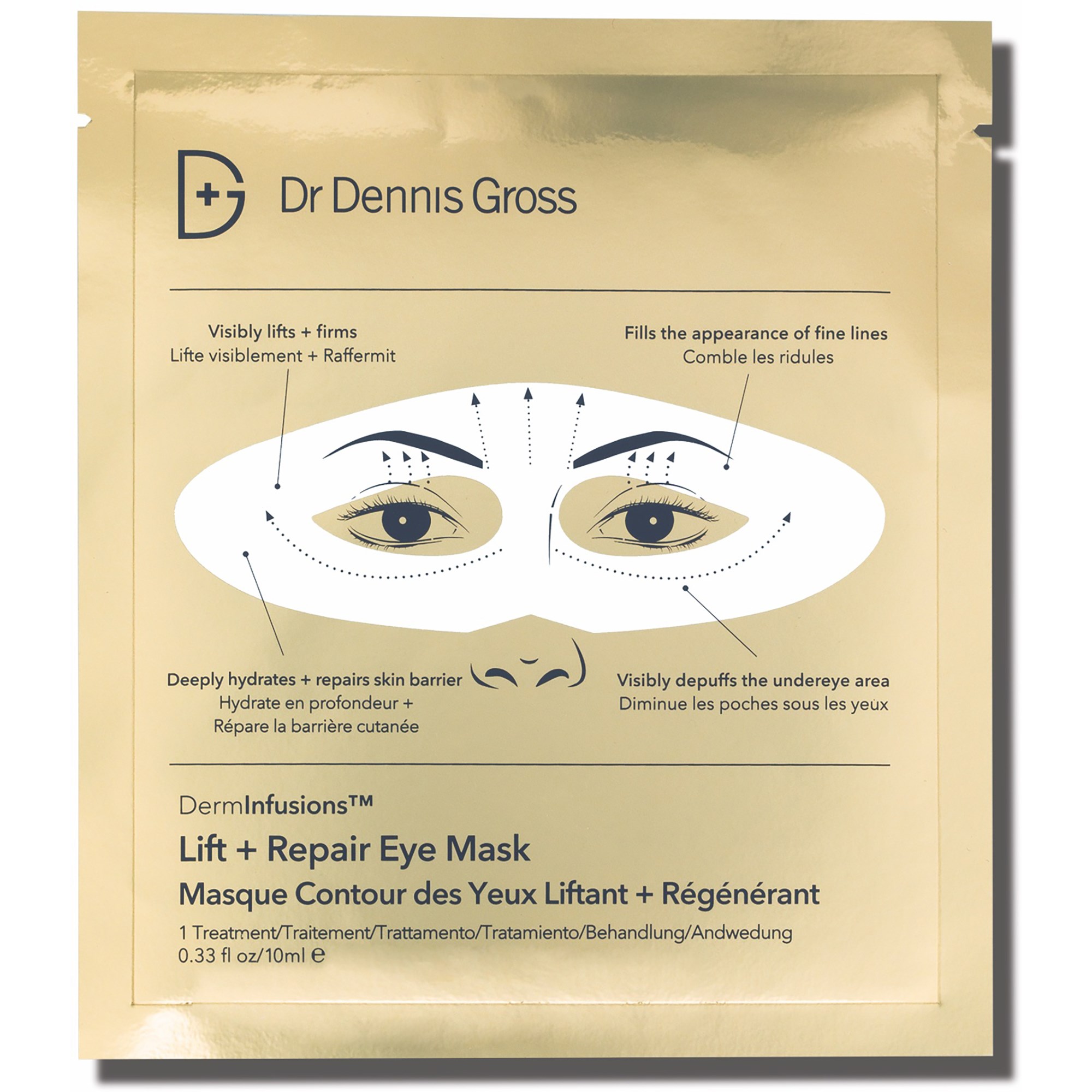 Dr Dennis Gross DermInfusions™ Lift + Repair Eye Mask 1 st