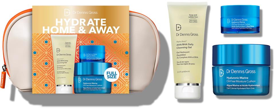 Dr Dennis Gross Skincare Hydrate Home & Away Kit