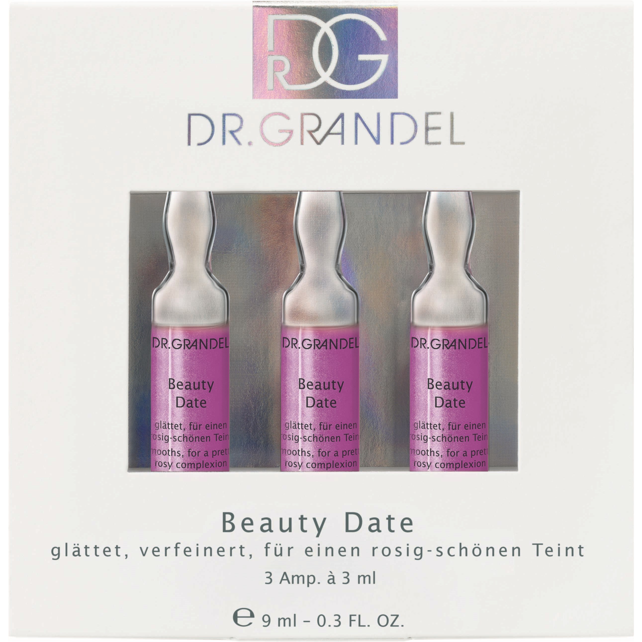 Läs mer om Dr. Grandel Ampoules Concentrates Beauty Date Glow & Relaxing 3x3ml 9