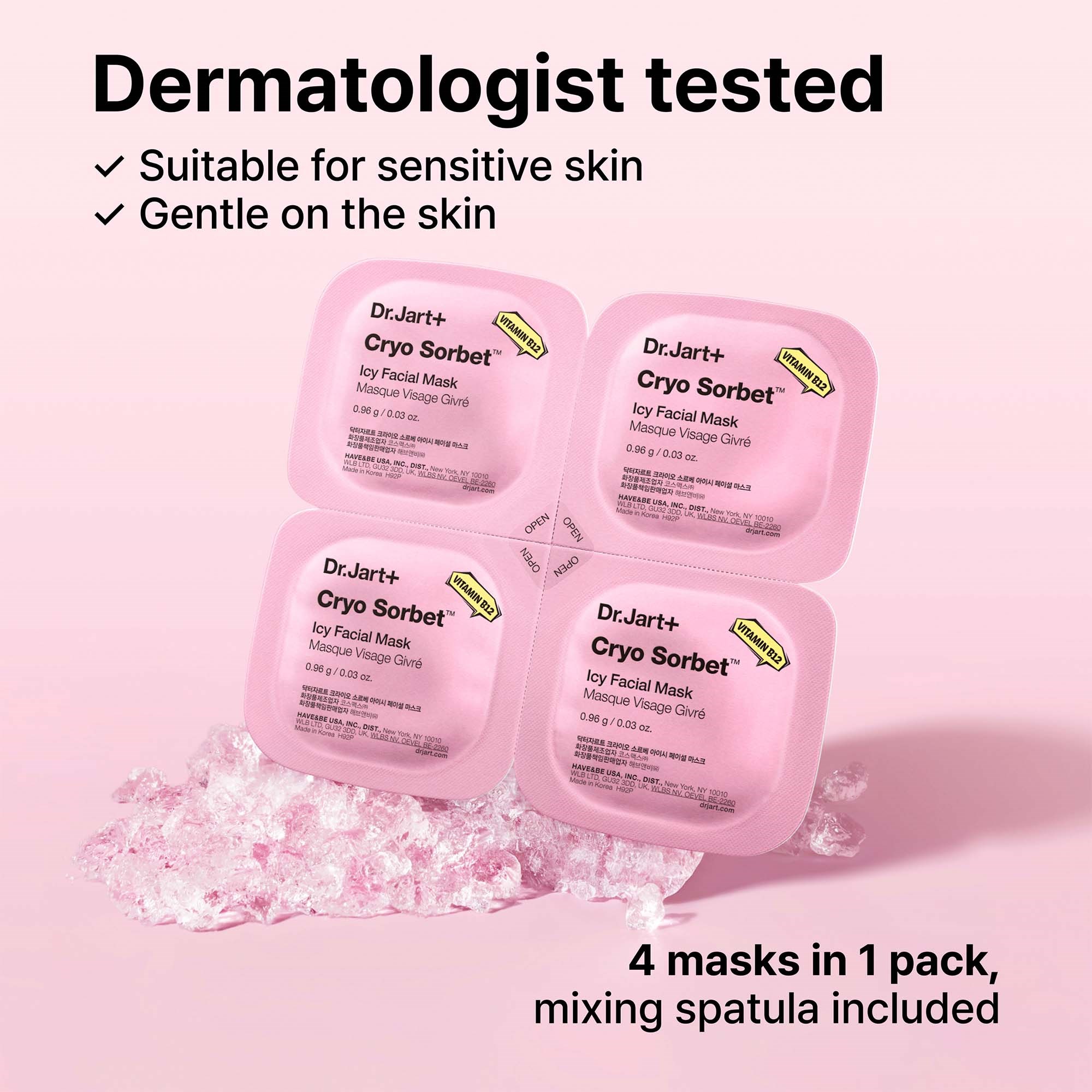 Dr.Jart+ Cryo Sorbet Icy Facial Mask 3 g (obrázok 3)