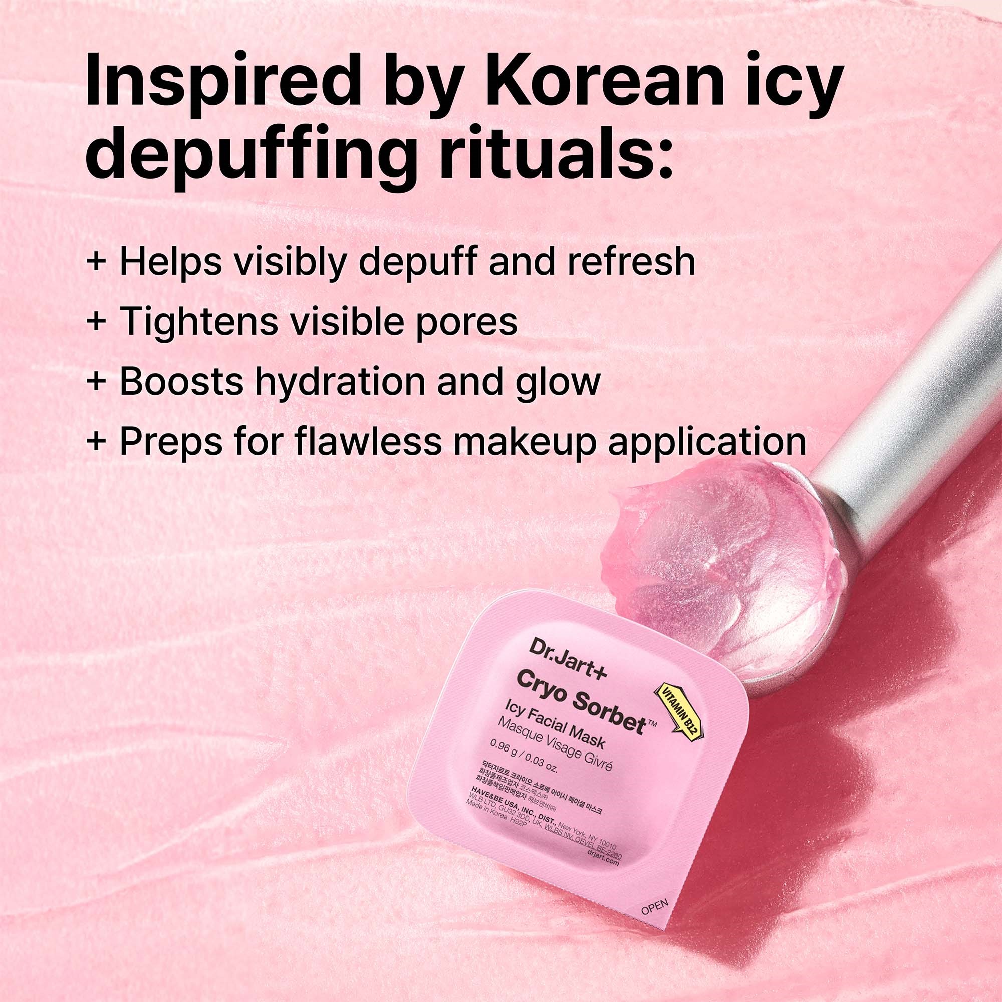 Dr.Jart+ Cryo Sorbet Icy Facial Mask 3 g (obrázok 5)