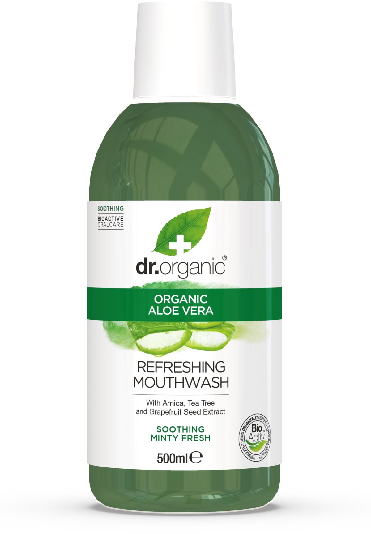 Dr. Organic Aloe Vera Mouthwash 500 ml