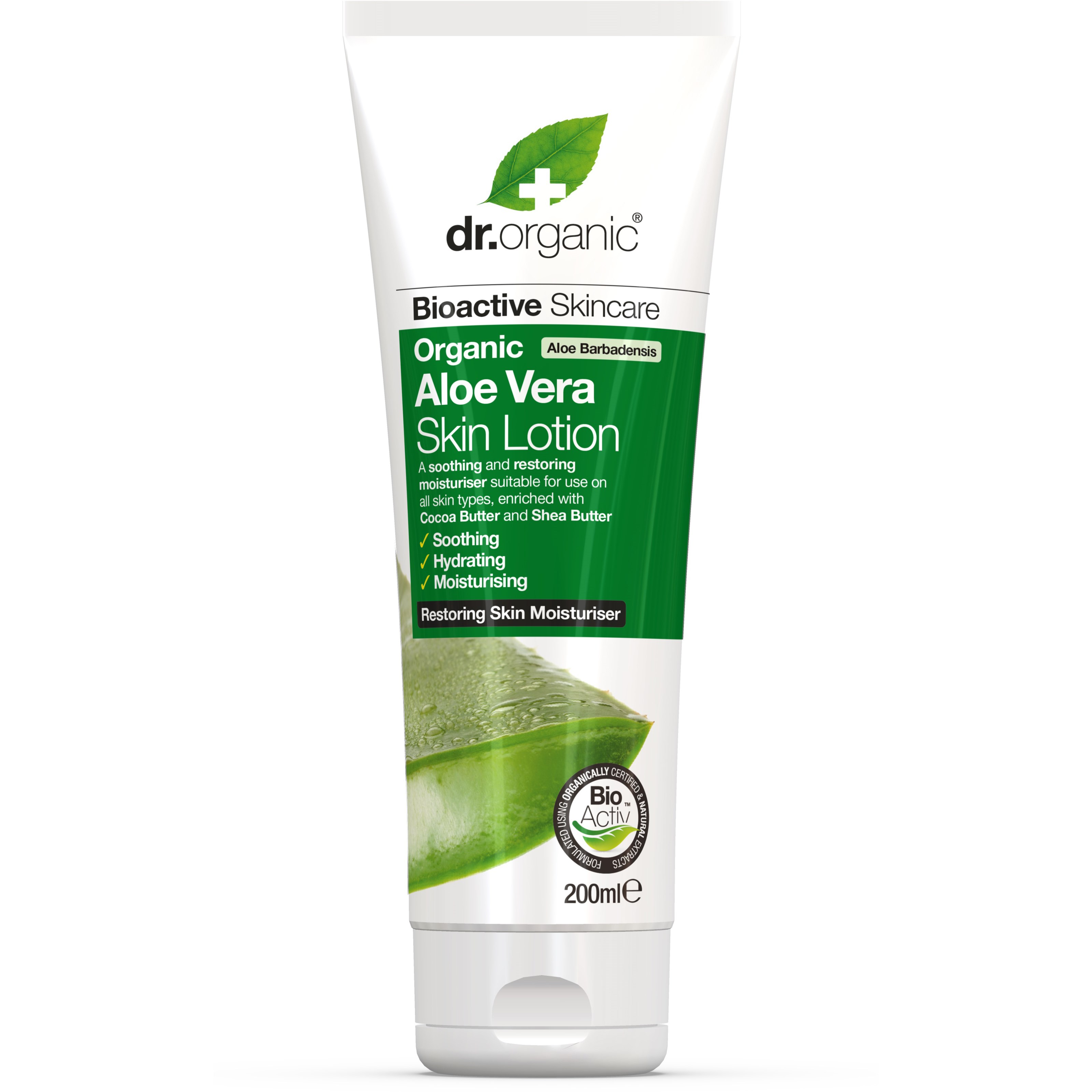 Läs mer om Dr. Organic Aloe Vera Skin Lotion 200 ml