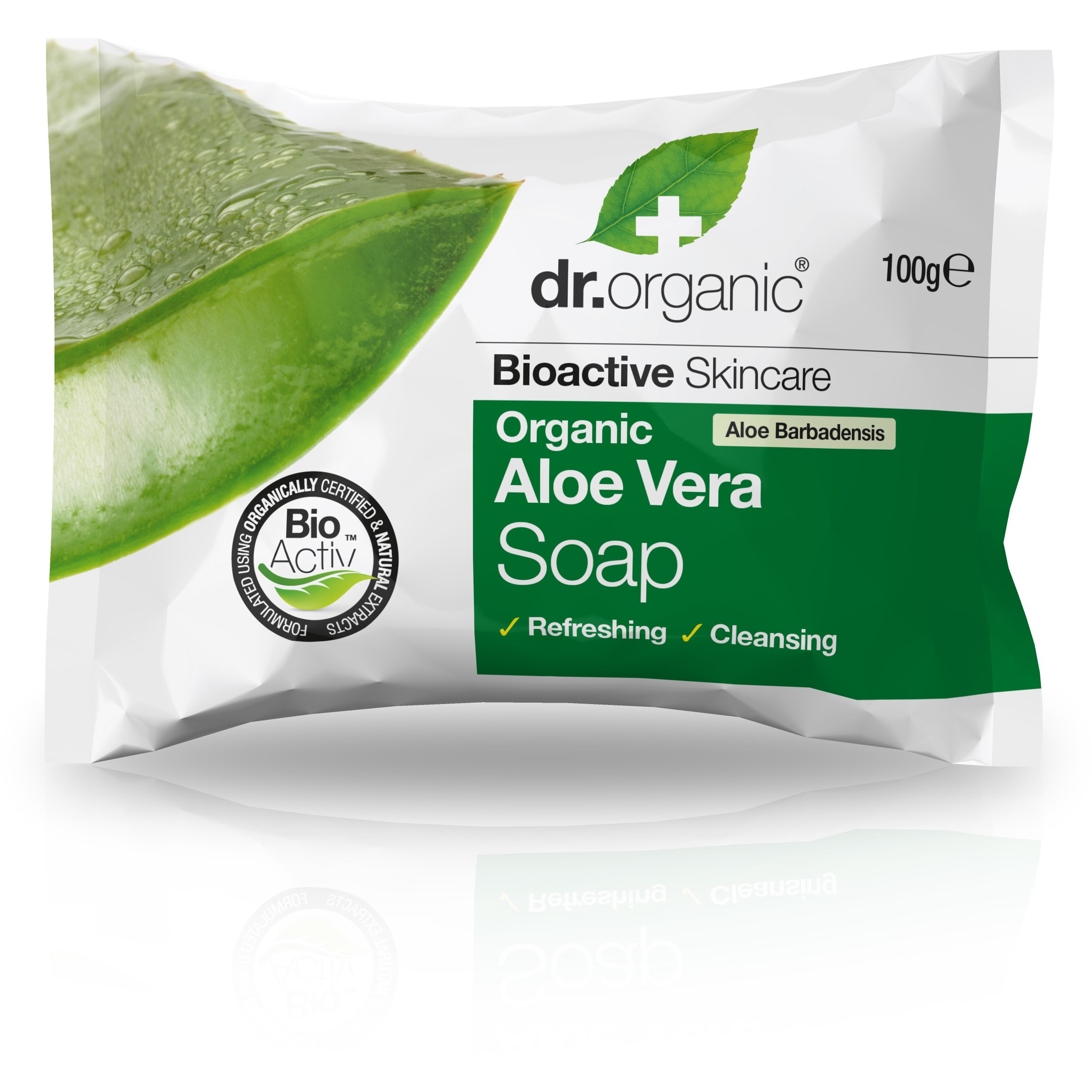 Läs mer om Dr. Organic Aloe Vera Soap 100 g