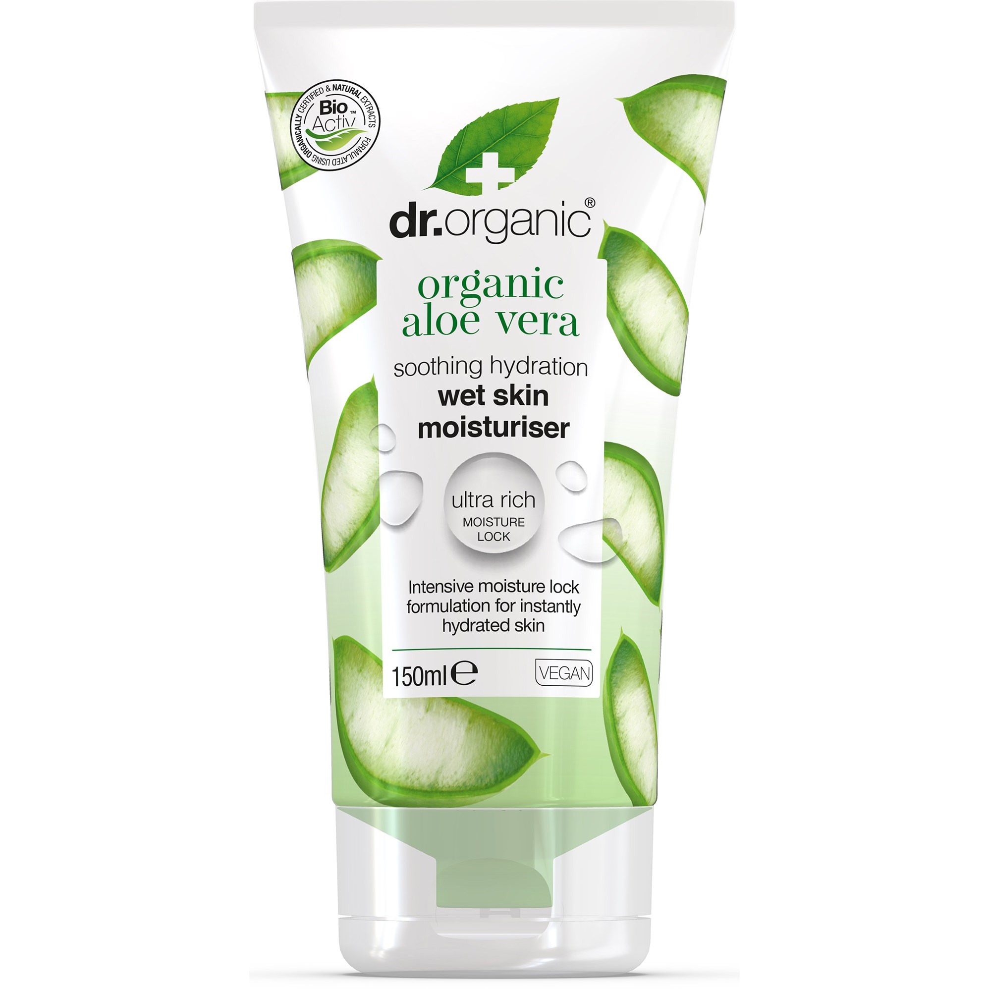 Dr. Organic Aloe Vera Wet Skin Moisturiser 150 ml