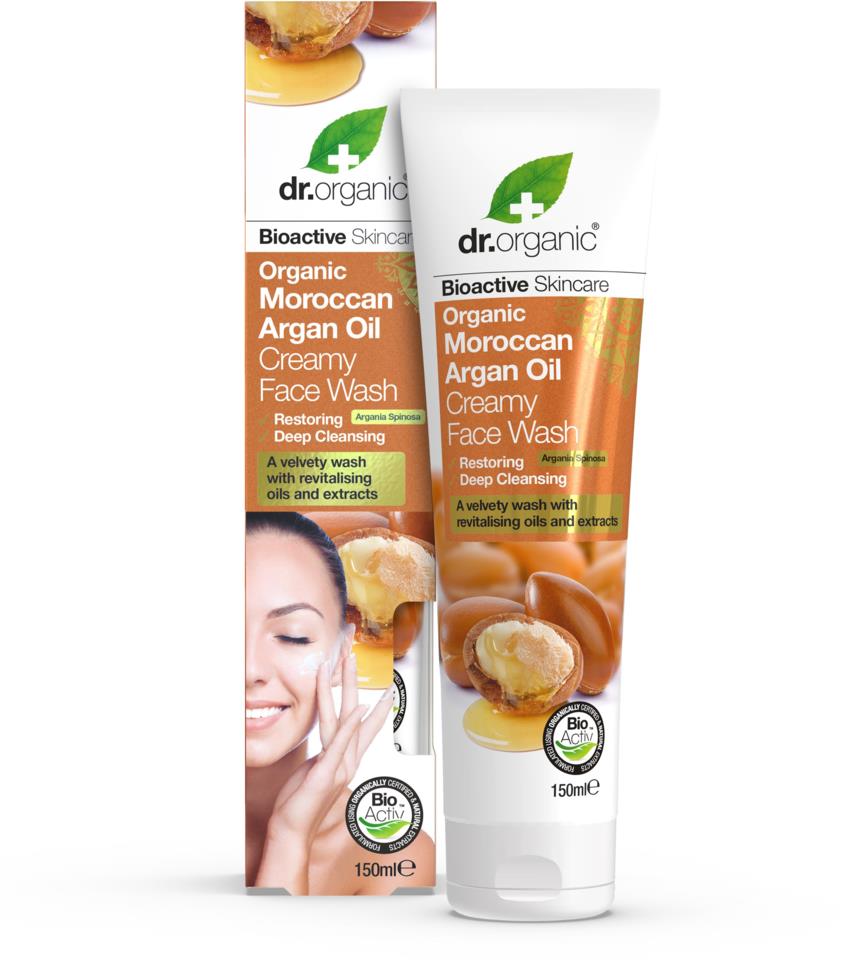 Dr Organic Argan Face Wash 150 ml