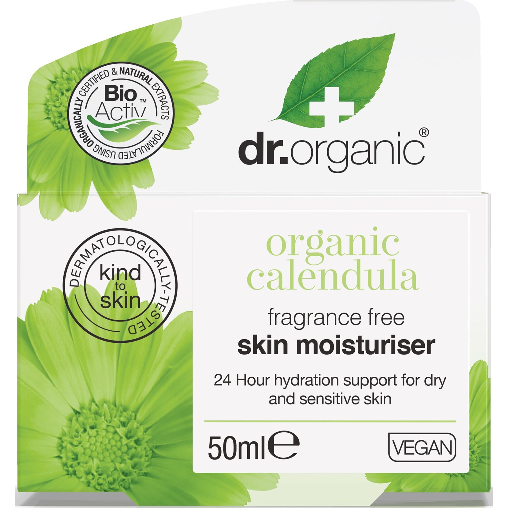 Läs mer om Dr. Organic Calendula Skin Moisturiser 50 ml