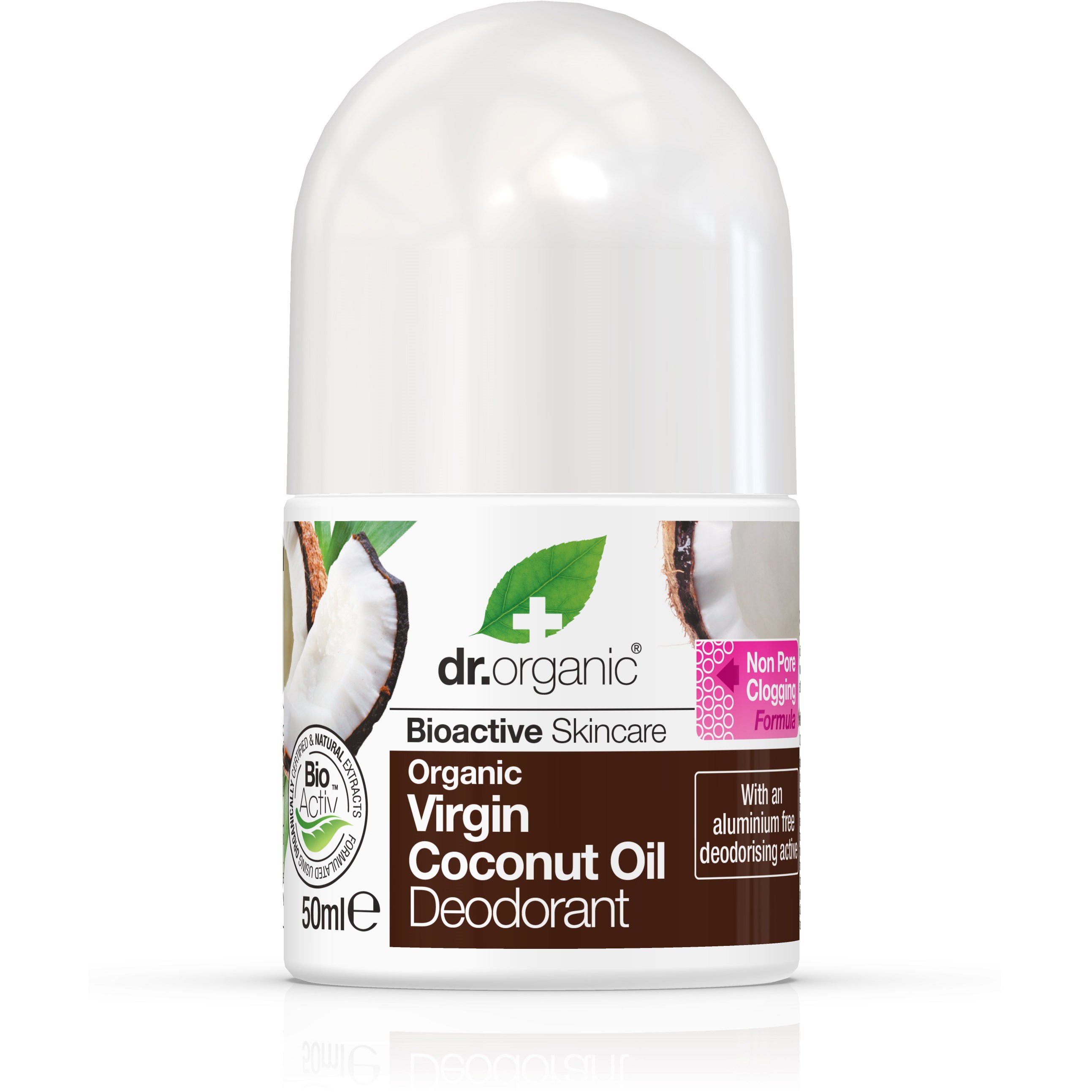 Läs mer om Dr. Organic Coconut Deo Roll on 50 ml