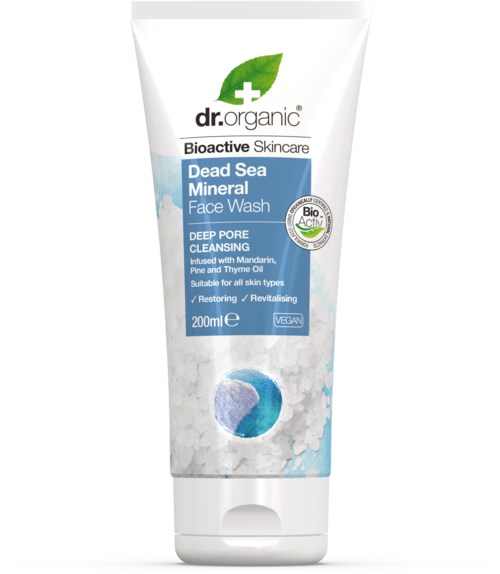 Dr. Organic Dead Sea Minerals Deep Face Wash 200 ml