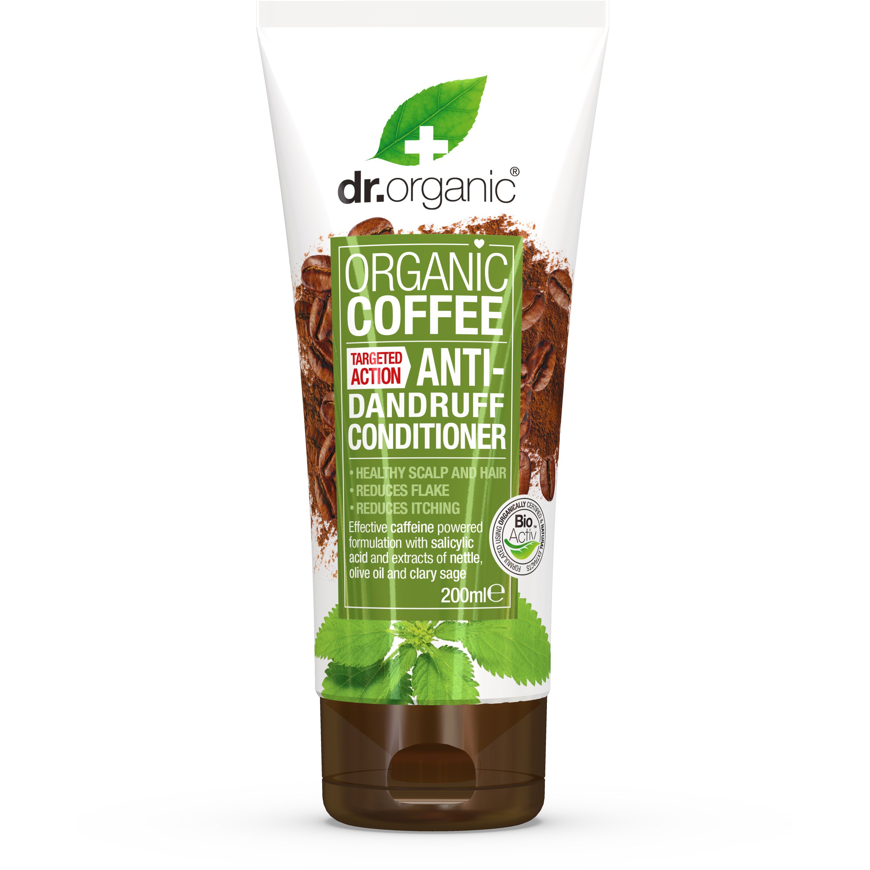 Läs mer om Dr. Organic Green Coffee Conditioner Dandruff 200 ml