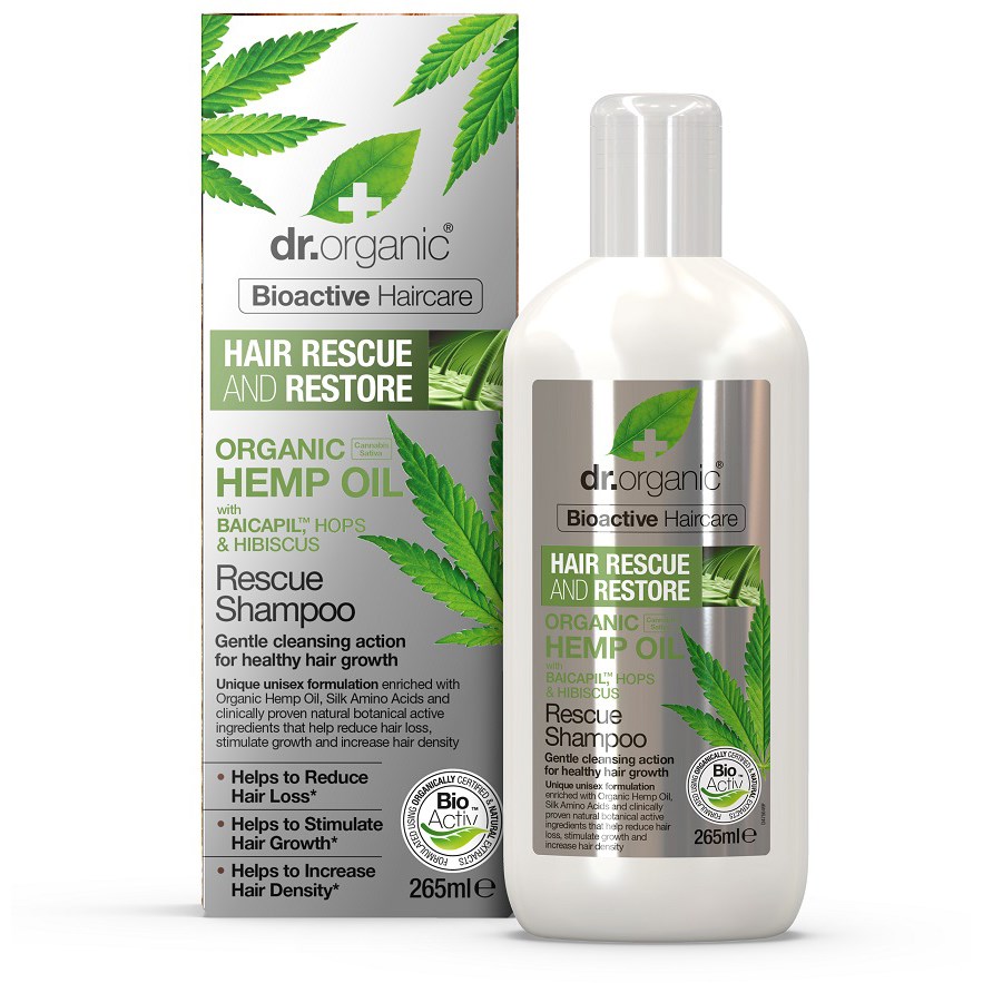 Dr. Organic Hemp Oil Shampoo Hair Loss 265 ml