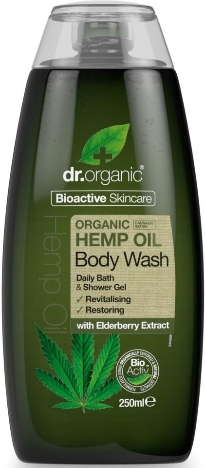 Dr Organic Hemp Oil Body Wash 250 ml