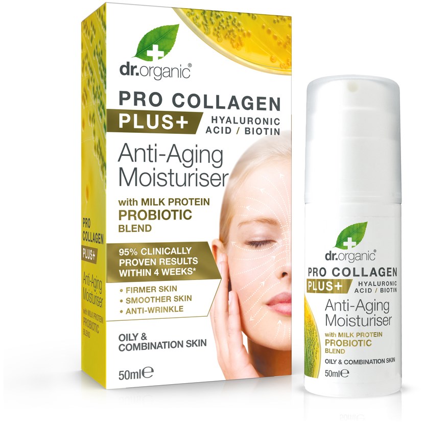 Läs mer om Dr. Organic Collagen Anti-aging Cream Probiotics 50 ml